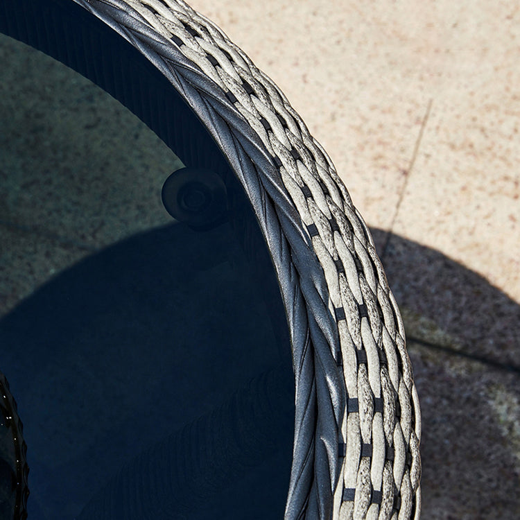 Wicker Bistro Set for Small Places 1/2/3/4/5 Pcs Contemporary Bistro Table Set