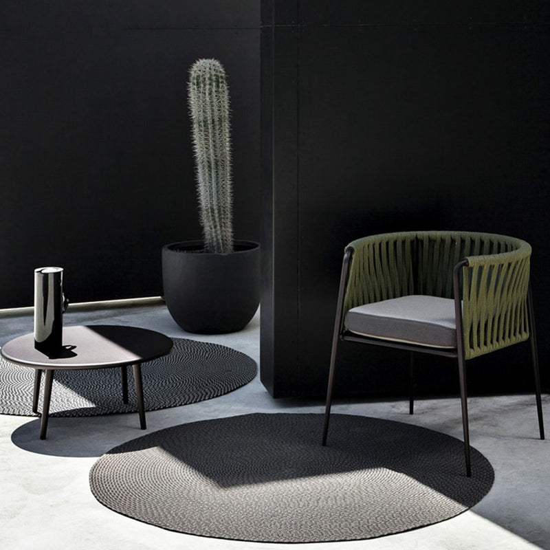 Matte Finish Rattan Dining Set 1/2/3 Pcs Boho Dining Table Set