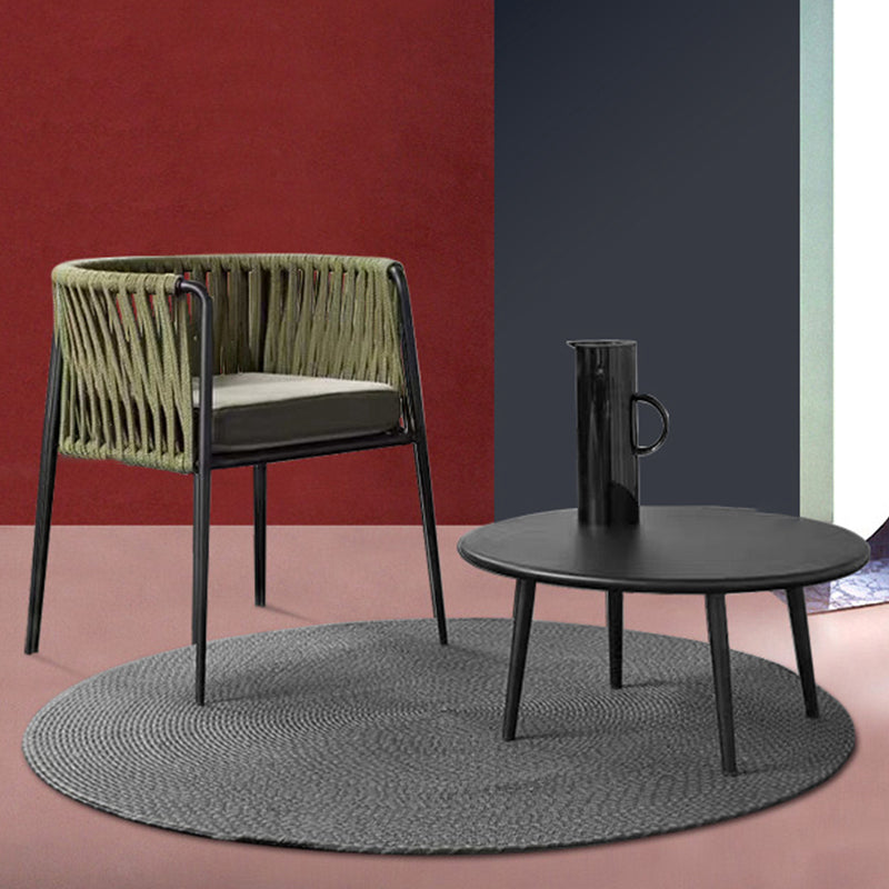 Matte Finish Rattan Dining Set 1/2/3 Pcs Boho Dining Table Set