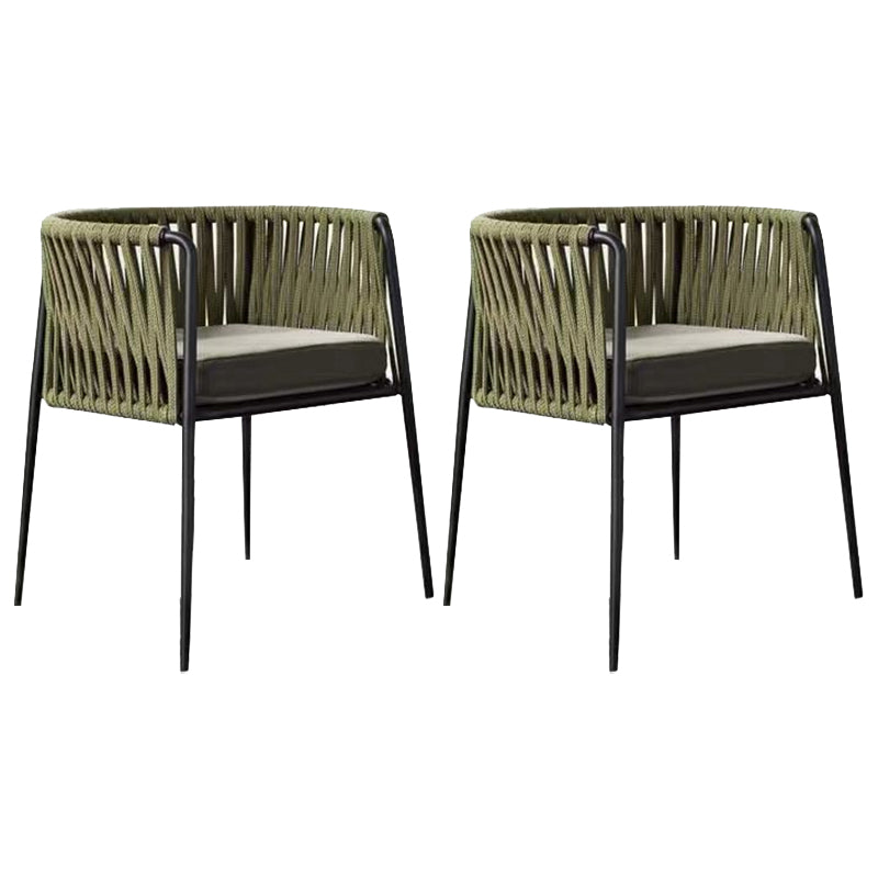 Matte Finish Rattan Dining Set 1/2/3 Pcs Boho Dining Table Set