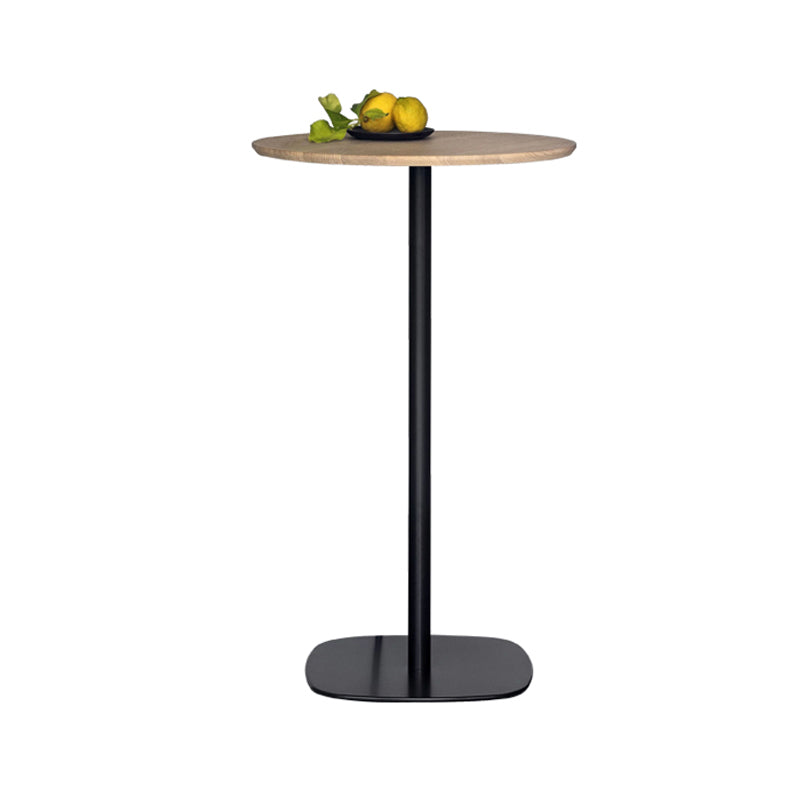 Modern Round Bar Table Set 1/2/3 Pcs Matte Finish Bar Height Set