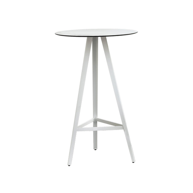 Modern Round Bar Table Set 1/2/3 Pcs Matte Finish Bar Height Set