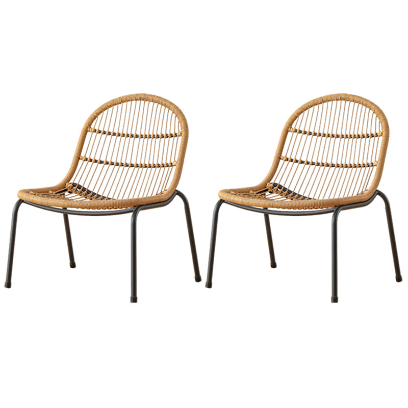 Modern Style Bistro Set Wicker Round 2/3 Pieces Bistro Table Set