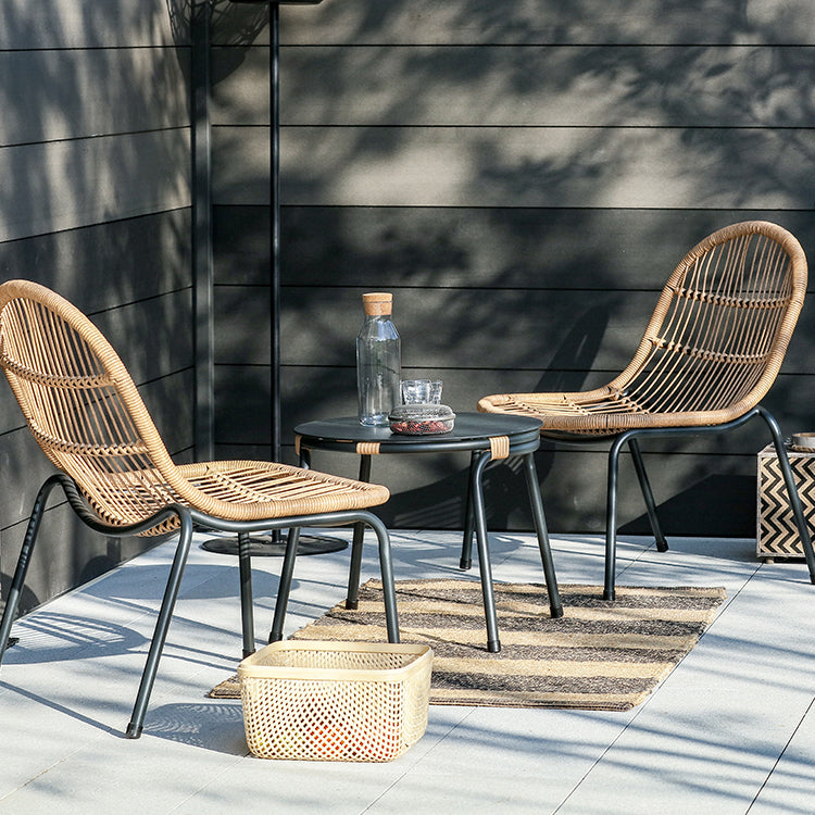 Modern Style Bistro Set Wicker Round 2/3 Pieces Bistro Table Set