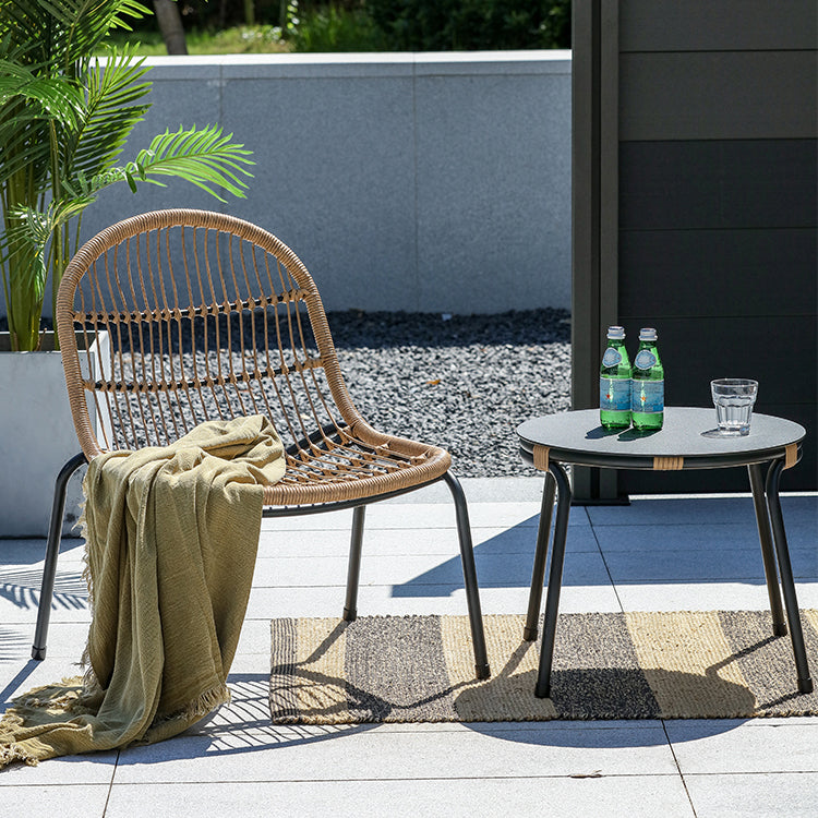 Modern Style Bistro Set Wicker Round 2/3 Pieces Bistro Table Set