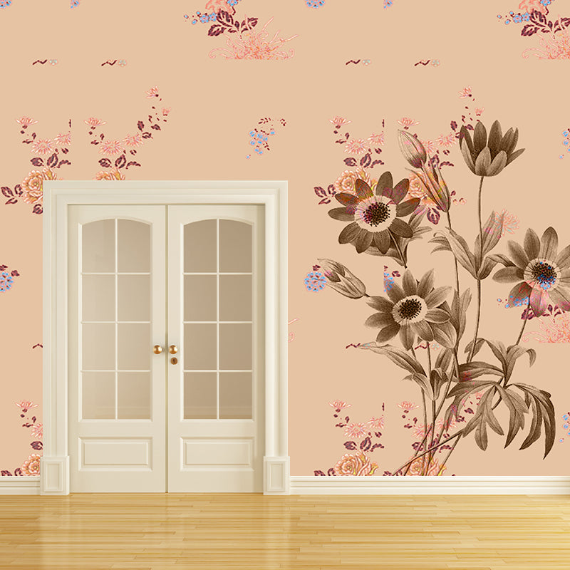 Environmental Plant Illustration Wall Mural Wallpaper Bedroom Wall Mural