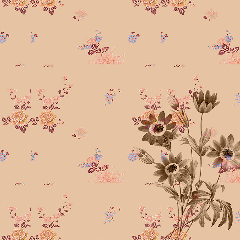 Environmental Plant Illustration Wall Mural Wallpaper Bedroom Wall Mural