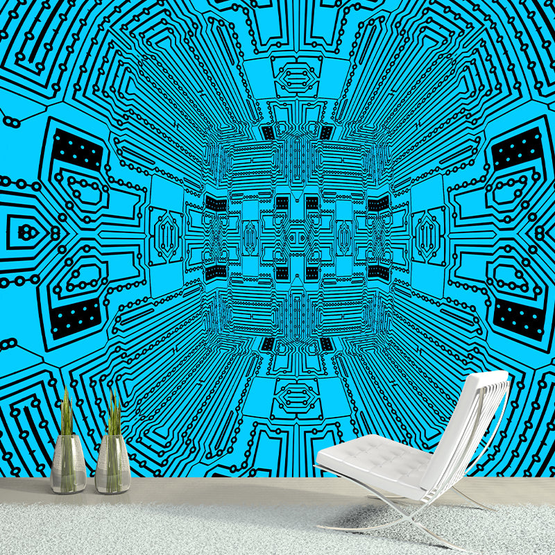 Washable Mural Wallpaper Geometry IllustrationIndoor Wall Mural