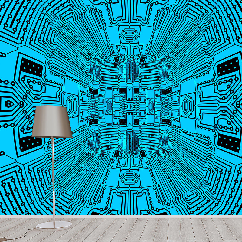 Washable Mural Wallpaper Geometry IllustrationIndoor Wall Mural