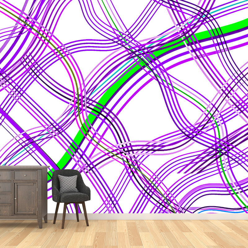 Environment Friendly Mural Wallpaper Geometry Illustration Indoor Wall Mural