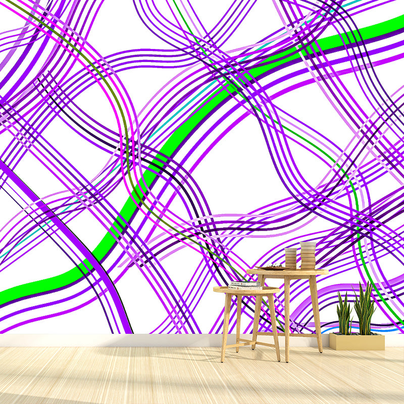 Environment Friendly Mural Wallpaper Geometry Illustration Indoor Wall Mural