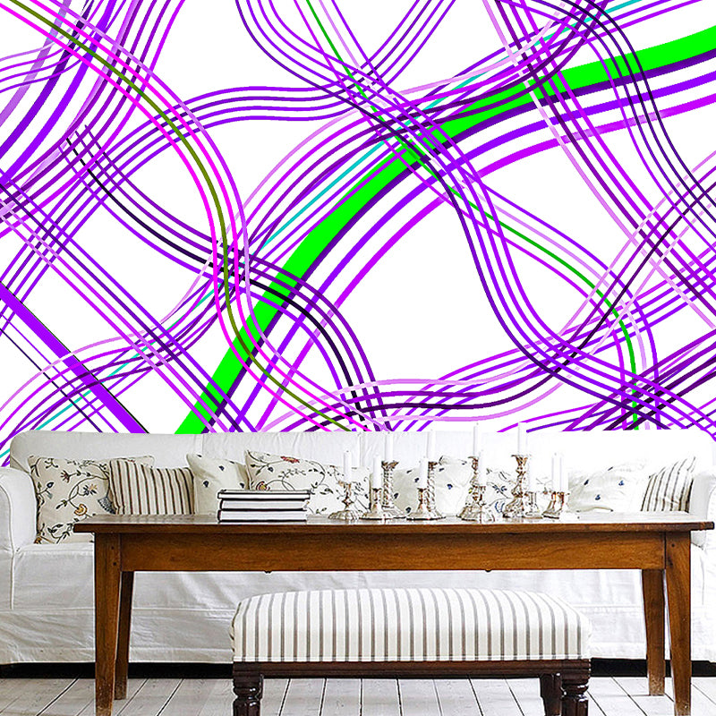 Environment Friendly Mural Wallpaper Geometry Illustration Indoor Wall Mural