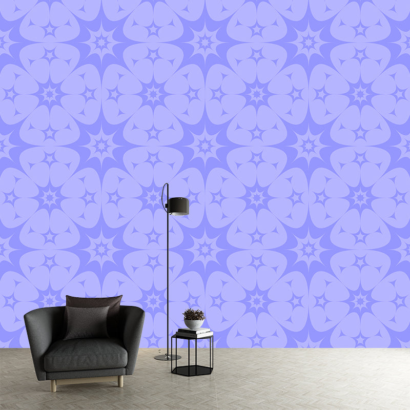 Geometry Stain Resistant Mural Illustration Washable Wallpaper Sitting Room Wall Mural
