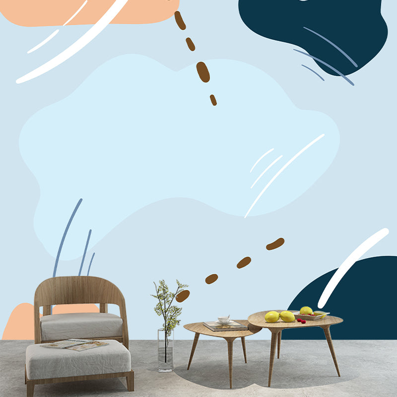 Illustration Stain Resistant Mural Wallpaper Abstract Painting Living Room Wall Mural