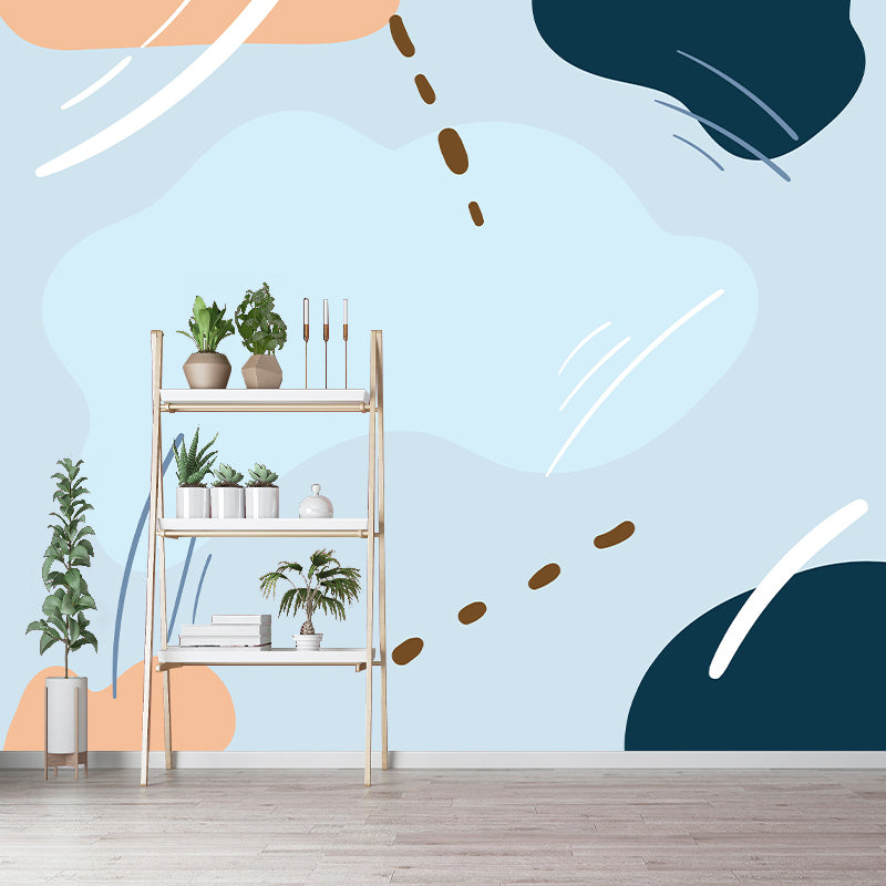 Illustration Stain Resistant Mural Wallpaper Abstract Painting Living Room Wall Mural