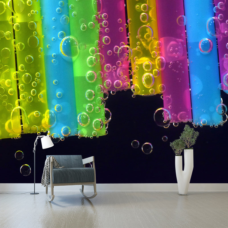Modern Illustration Mural Wallpaper Abstract Sitting Room Wall Mural