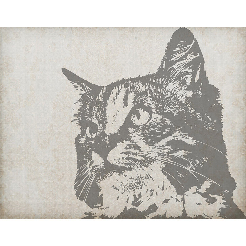 Eco-friendly Illustration Wall Mural Wallpaper Animals Decoration Sitting Room Wall Mural