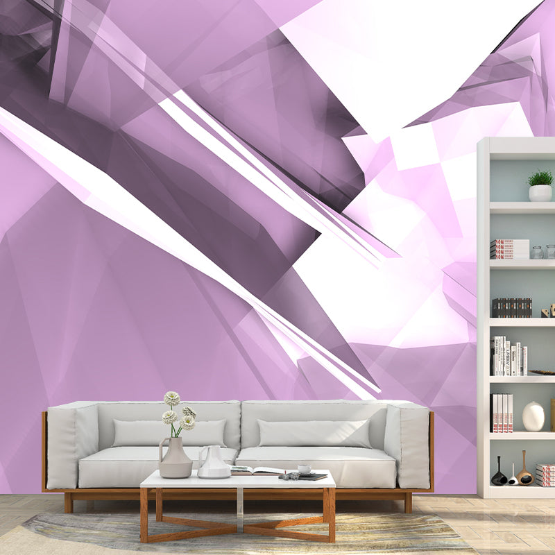 Illustration Mural Wallpaper Abstract Geometry Environment Friendly Bedroom Wall Mural