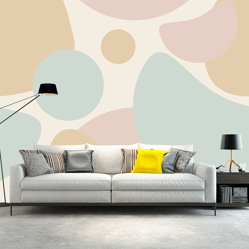 Illustration Mural Wallpaper Abstract Geometry Environment Friendly Bedroom Wall Mural