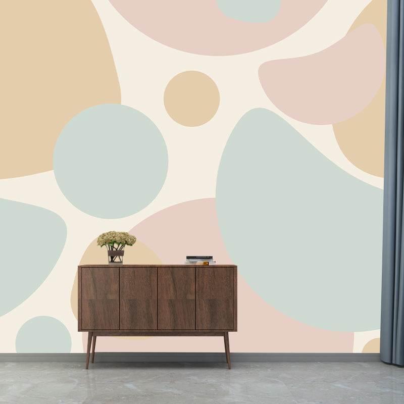 Illustration Mural Wallpaper Abstract Geometry Environment Friendly Bedroom Wall Mural