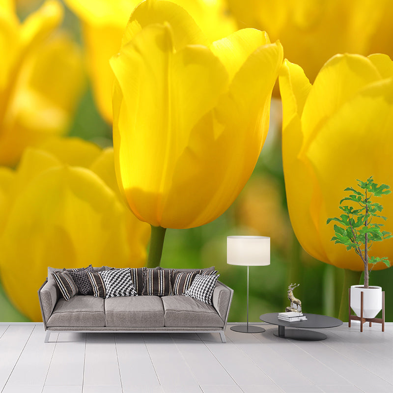 Environment Friendly Wall Mural Wallpaper Flower Sitting Room Wall Mural