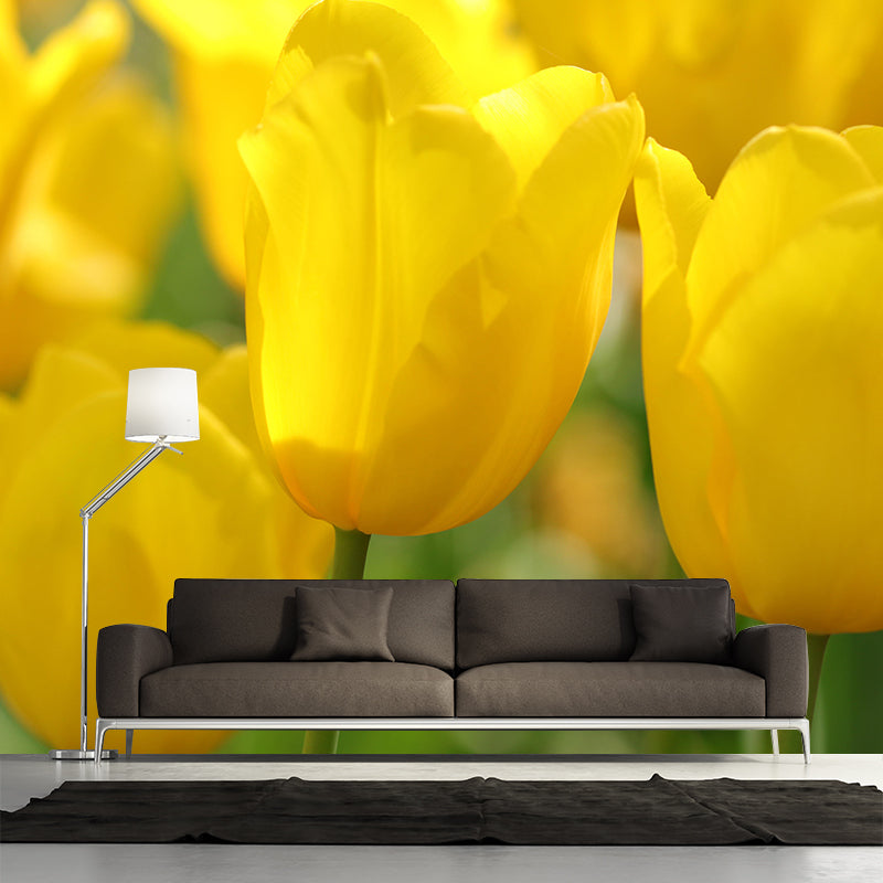 Environment Friendly Wall Mural Wallpaper Flower Sitting Room Wall Mural