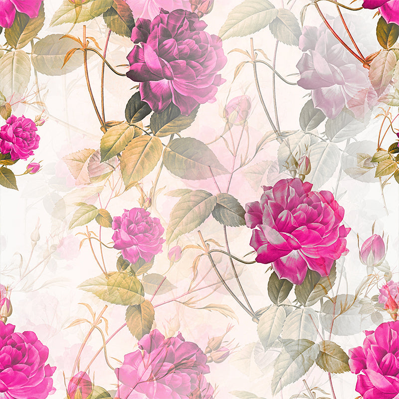 Decorative Wall Mural Wallpaper Plant Sitting Room Wall Mural
