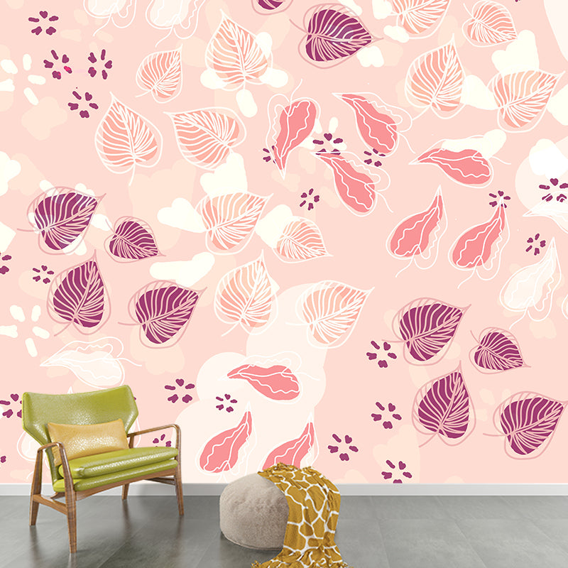 Illustration Wall Mural Wallpaper Plant Sitting Room Wall Mural