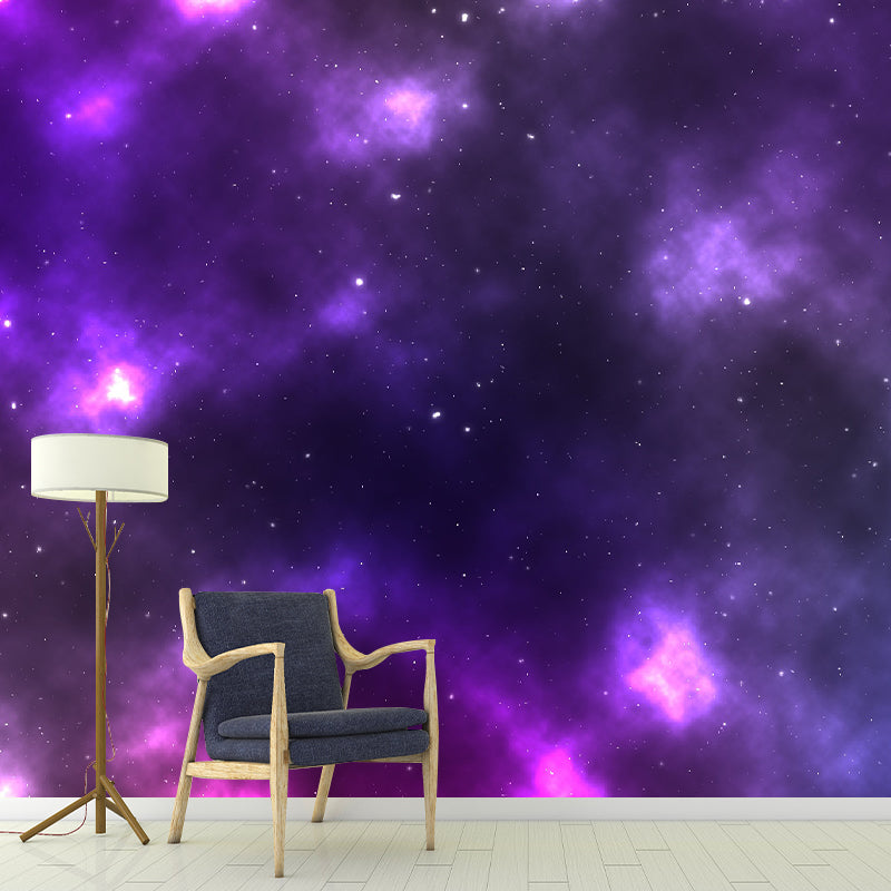 Environmental Illustration Mural Wallpaper Universe Indoor Wall Mural