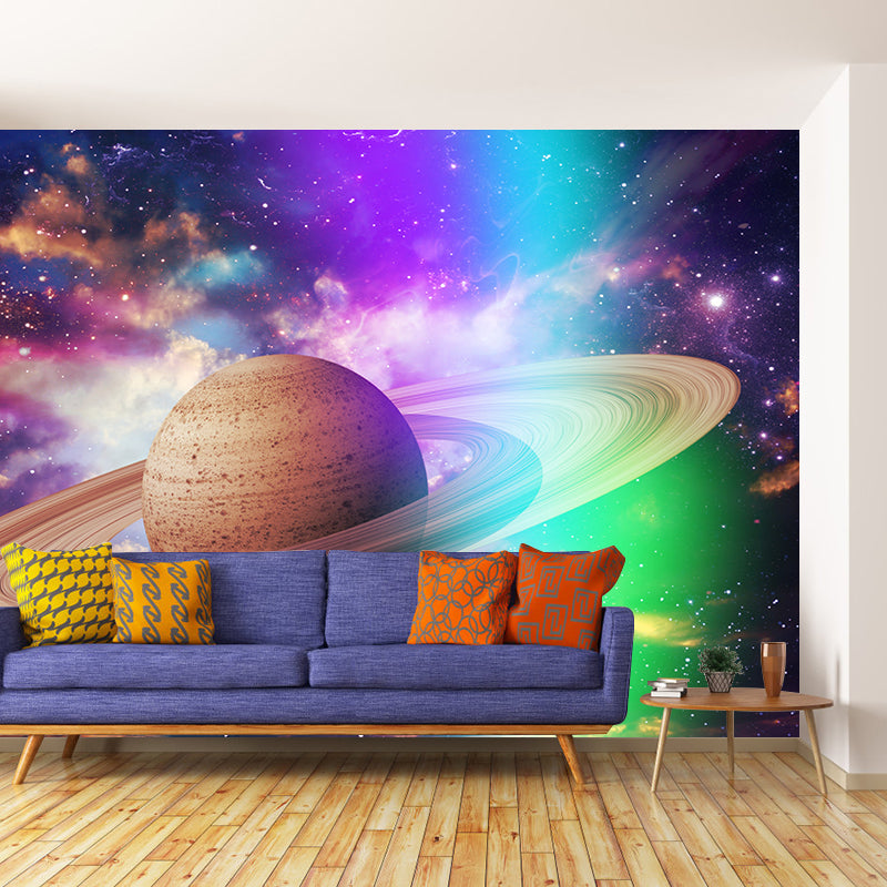 Environmental Illustration Mural Wallpaper Universe Indoor Wall Mural