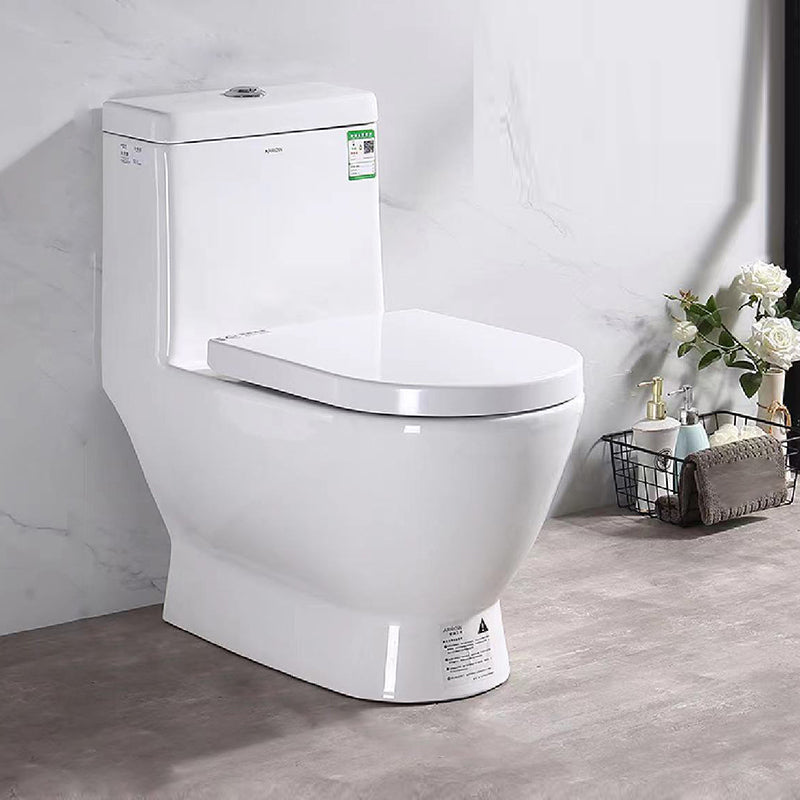 Traditional 1-Piece Flush Toilet Floor Mount Urine Toilet for Washroom