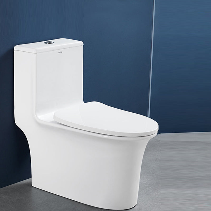Traditional Flush Toilet Floor Mounted One-Piece Toilet Porcelain Urine Toilet