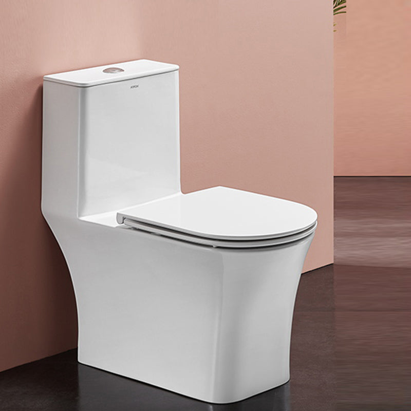 Traditional Flush Toilet Floor Mounted One-Piece Toilet Porcelain Urine Toilet