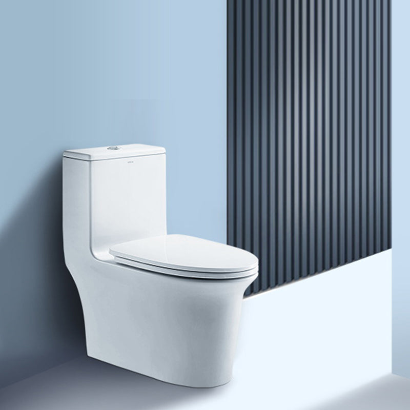 Traditional Flush Toilet Floor Mounted One-Piece Toilet Porcelain Urine Toilet