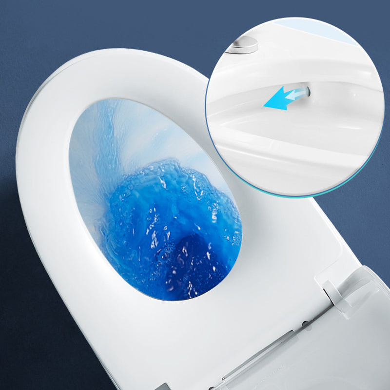 Traditional Flush Toilet Floor Mounted One-Piece Toilet Porcelain Urine Toilet