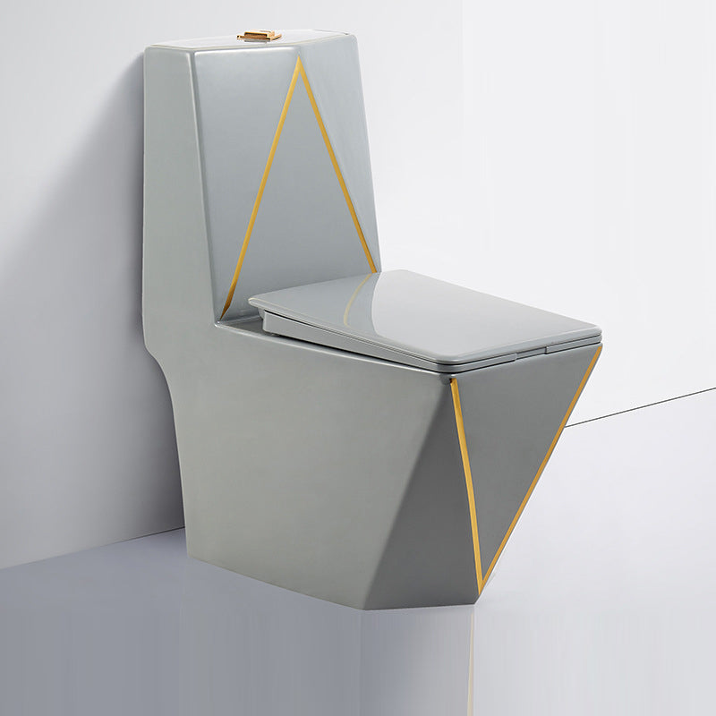 Traditional Toilet Bowl Floor Mounted One-Piece Toilet Porcelain Urine Toilet