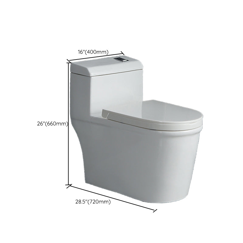 Modern 1-Piece Flush Toilet Floor Mount Urine Toilet for Washroom