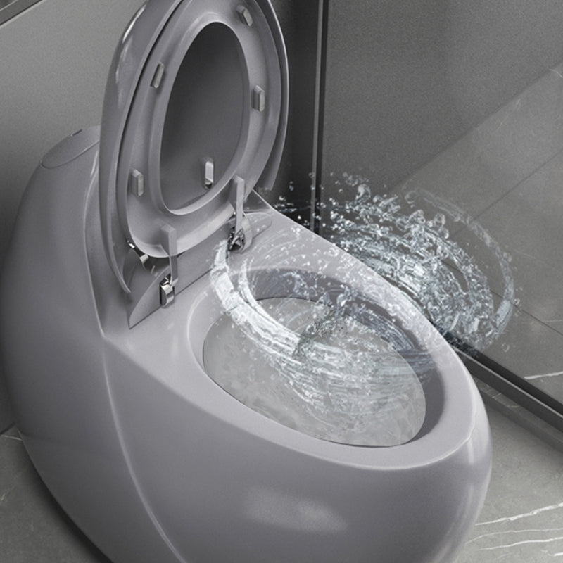 Contemporary Skirted Toilet Bowl One Piece Urine Toilet with Seat