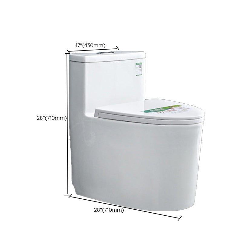 Modern One Piece Flush Toilet Floor Mount Urine Toilet for Bathroom