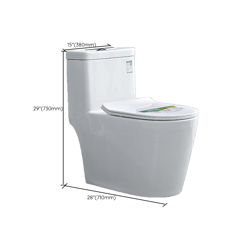 Modern One Piece Flush Toilet Floor Mount Urine Toilet for Bathroom