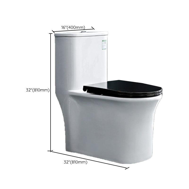 Modern One Piece Flush Toilet Floor Mount Urine Toilet for Bathroom