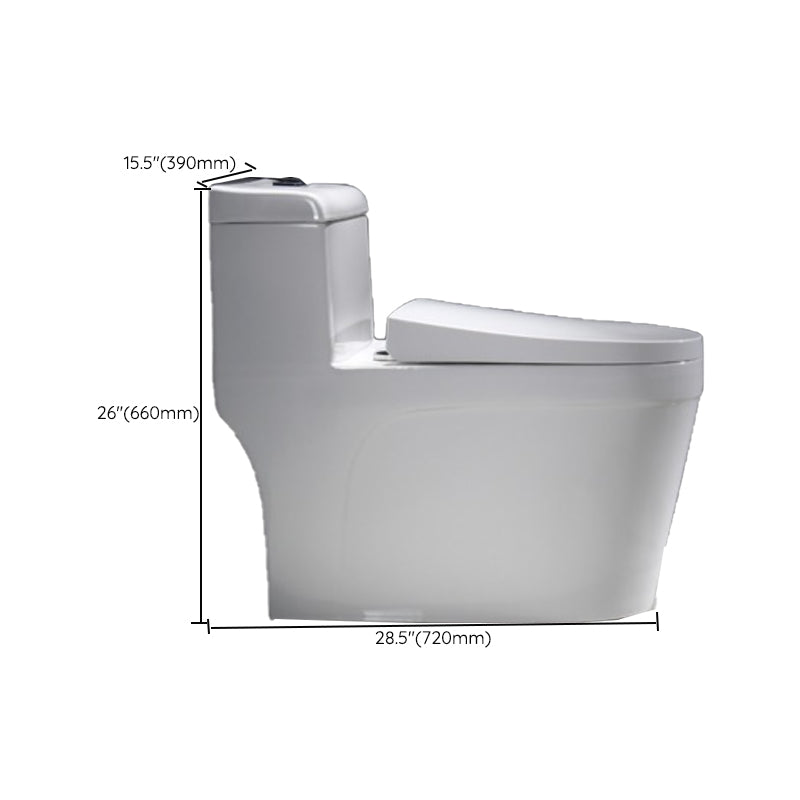 Traditional One Piece Flush Toilet Floor Mount Urine Toilet for Washroom
