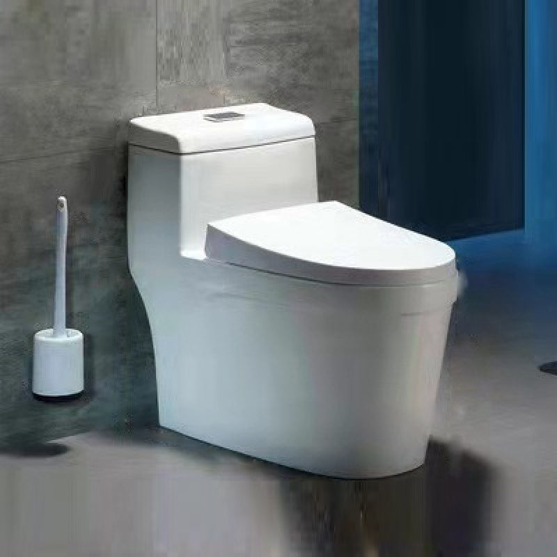 Traditional All-In-One Flush Toilet Floor Mounted Porcelain Siphon Jet Toilet