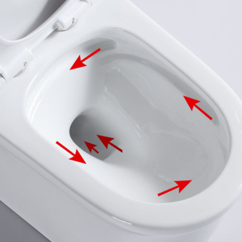 Modern One-Piece Flush Toilet Floor Mount Urine Toilet for Washroom