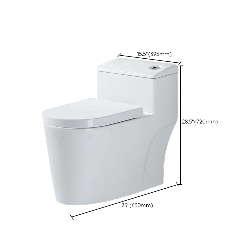 Modern One-Piece Flush Toilet Floor Mount Urine Toilet for Washroom