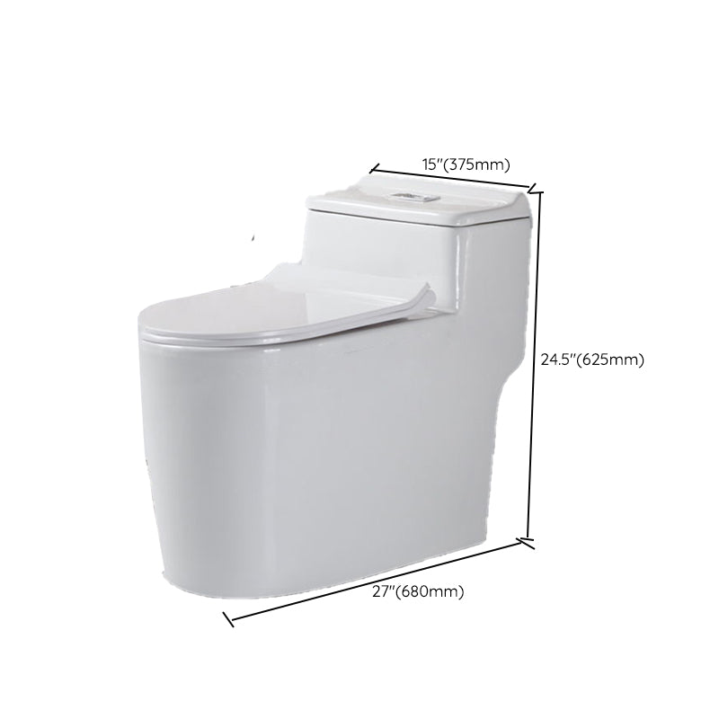 Modern One-Piece Flush Toilet Floor Mount Urine Toilet for Washroom