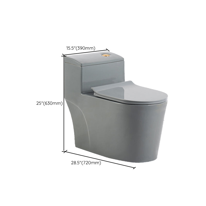 Traditional Toilet Bowl Floor Mounted One-Piece Toilet Porcelain Urine Toilet