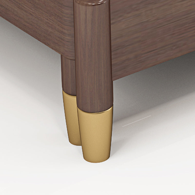 Modern Slipcovered Sofa Bed Solid Wood Upholstered Sofa Bed with Box