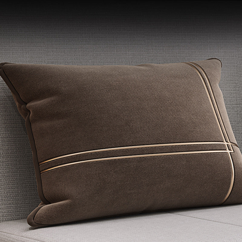 31" Wide Glam Futon Sofa Bed Leather Gray Futon Sleeper Sofa