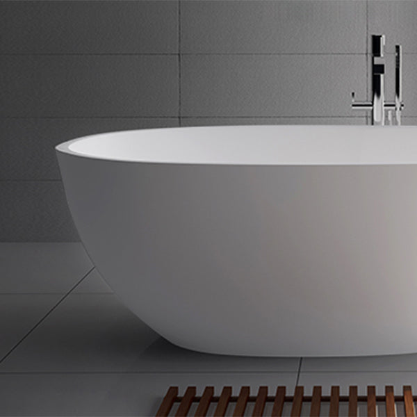 Stone Soaking Roll Top Bathtub Antique Finish Freestanding Bath Tub